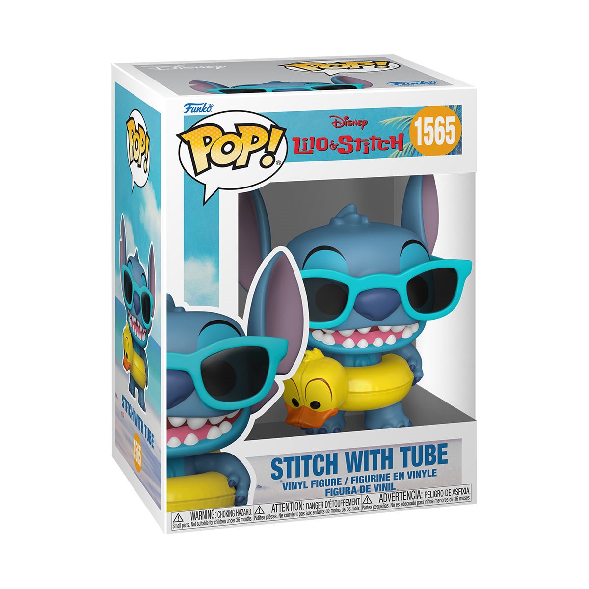 Lilo & Stitch Stitch with Tube Funko Pop! Vinyl Figure #1565 - Image 2