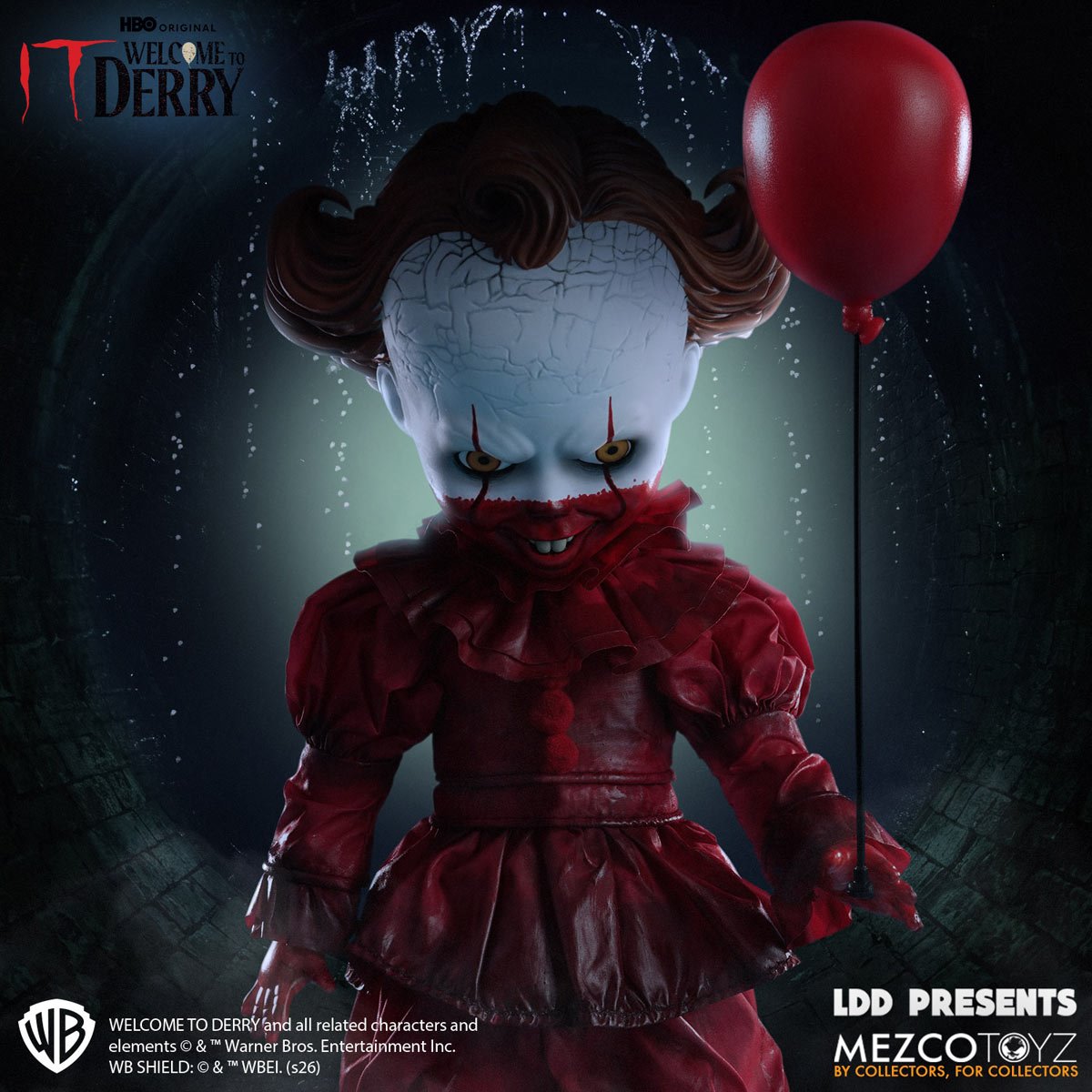 Living Dead Dolls Presents: Welcome to Derry Bloody Pennywise Doll - Image 2