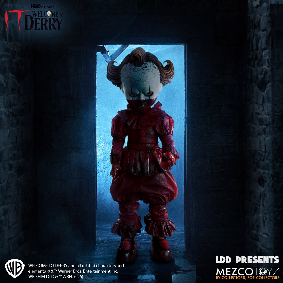 Living Dead Dolls Presents: Welcome to Derry Bloody Pennywise Doll - Image 6