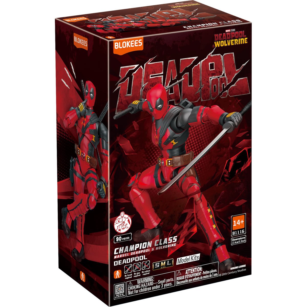 Marvel Deadpool & Wolverine Deadpool Champion Class CC04 Model Kit - Image 7