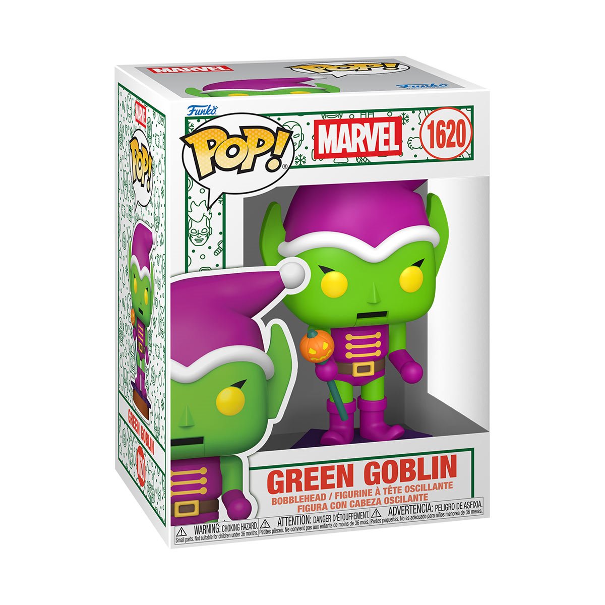 Marvel Green Goblin Holiday Nutcracker Funko Pop! Vinyl Figure #1620 - Image 3