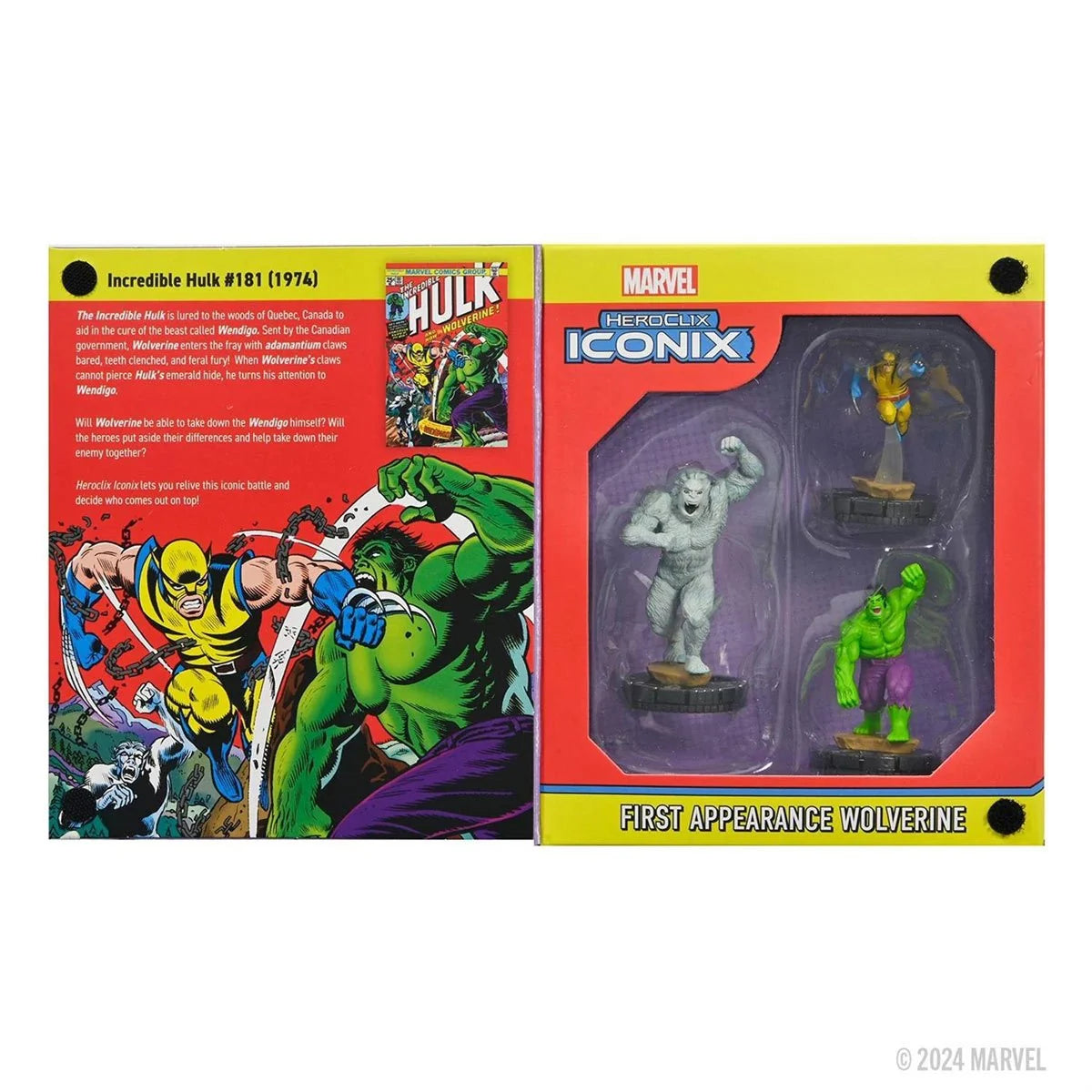 Marvel HeroClix Iconix: Wolverine First Appearance Mini-Figure 3-Pack - Image 4