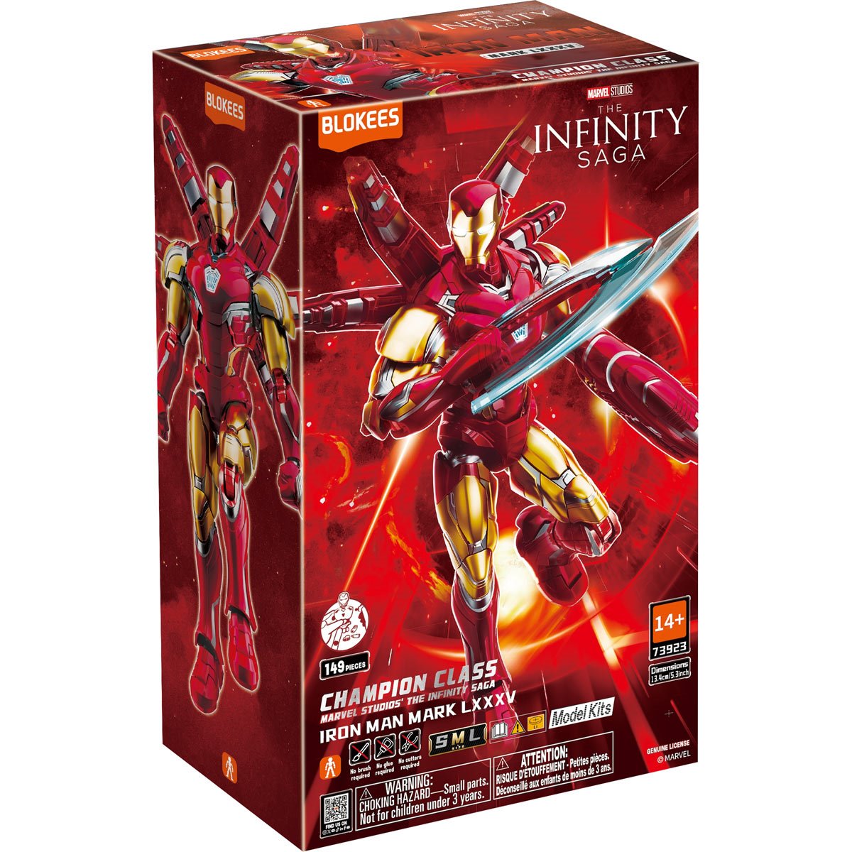 Marvel Infinity Saga Iron Man MK85 Champion Class CC01 Model Kit - Image 7