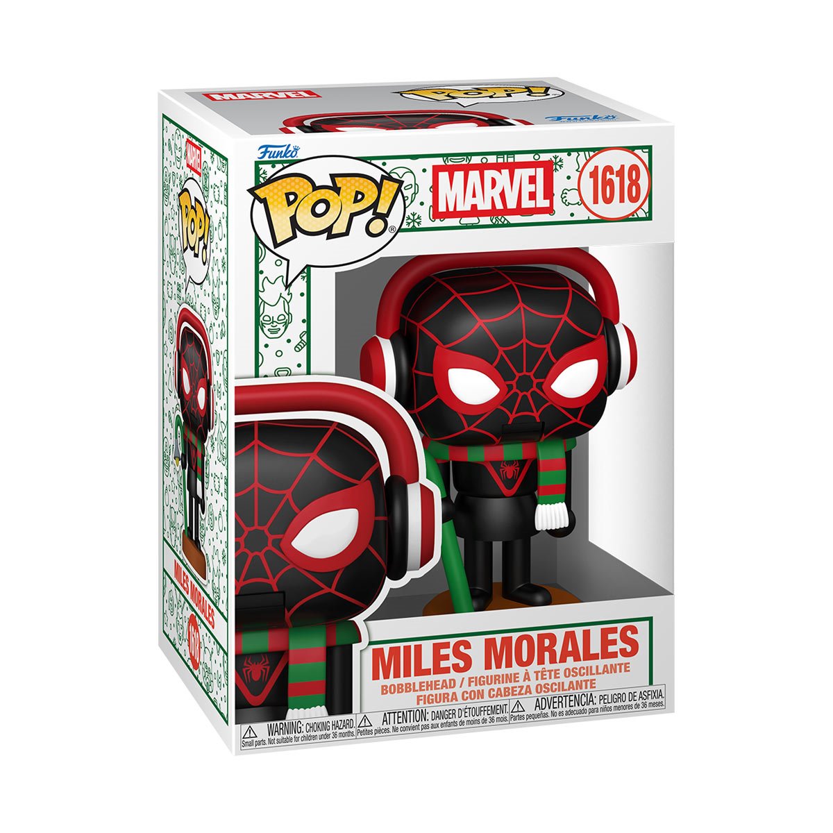 Marvel Miles Morales Holiday Nutcracker Funko Pop! Vinyl Figure #1618 - Image 3