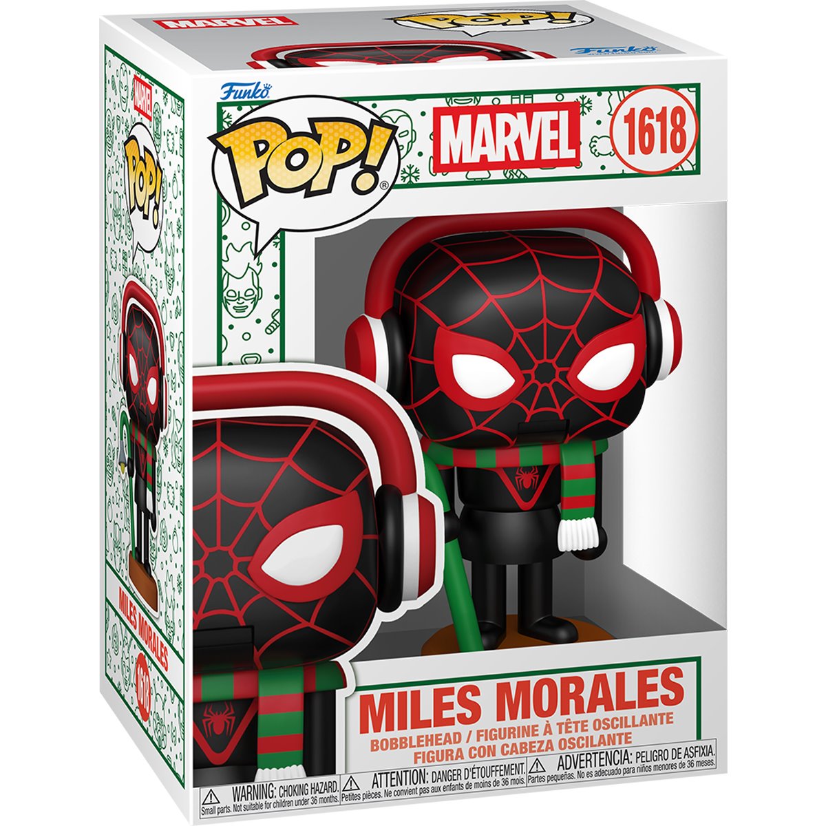 Marvel Miles Morales Holiday Nutcracker Funko Pop! Vinyl Figure #1618
