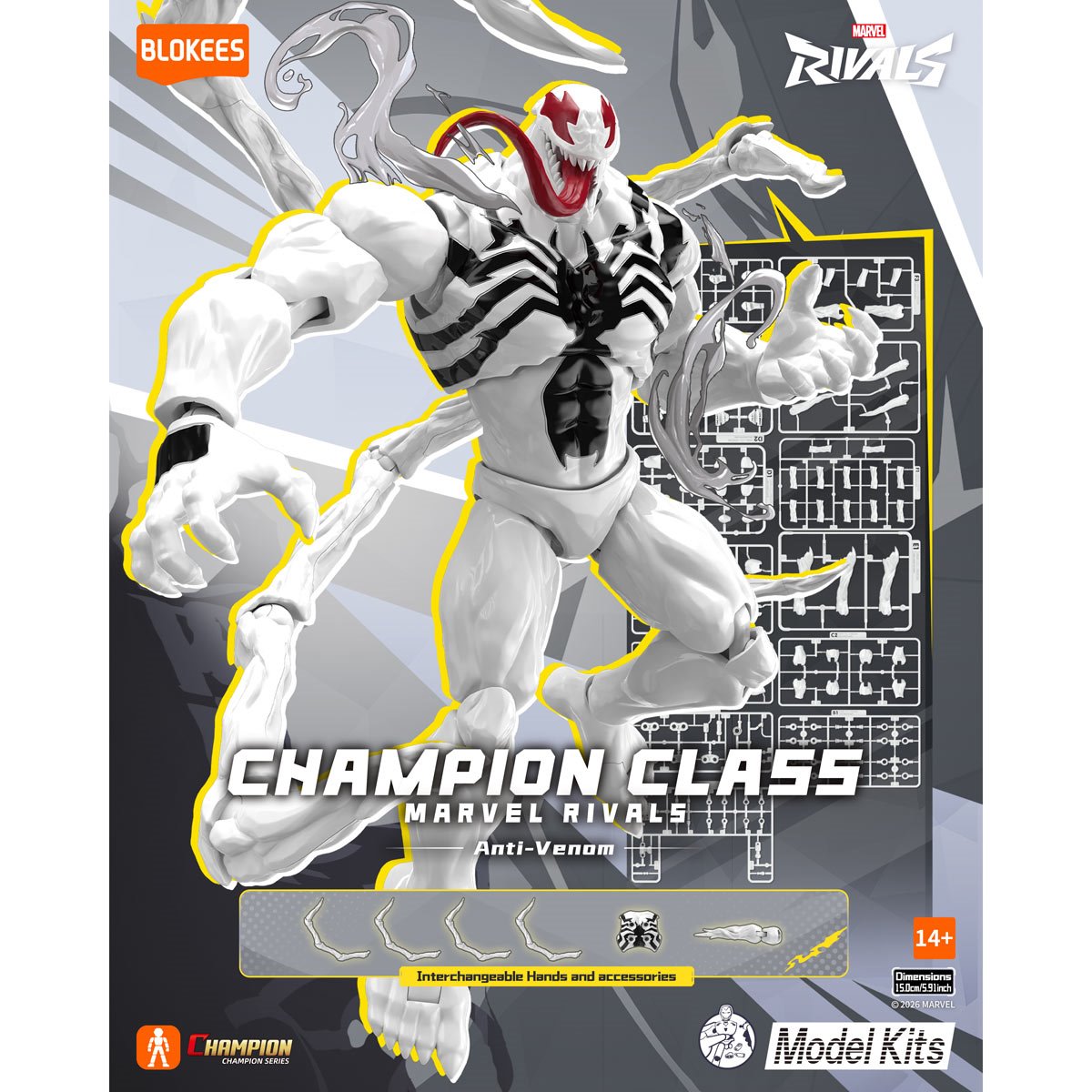 Marvel Rivals Anti-Venom Champion Class Blokess Model Kit - Image 10