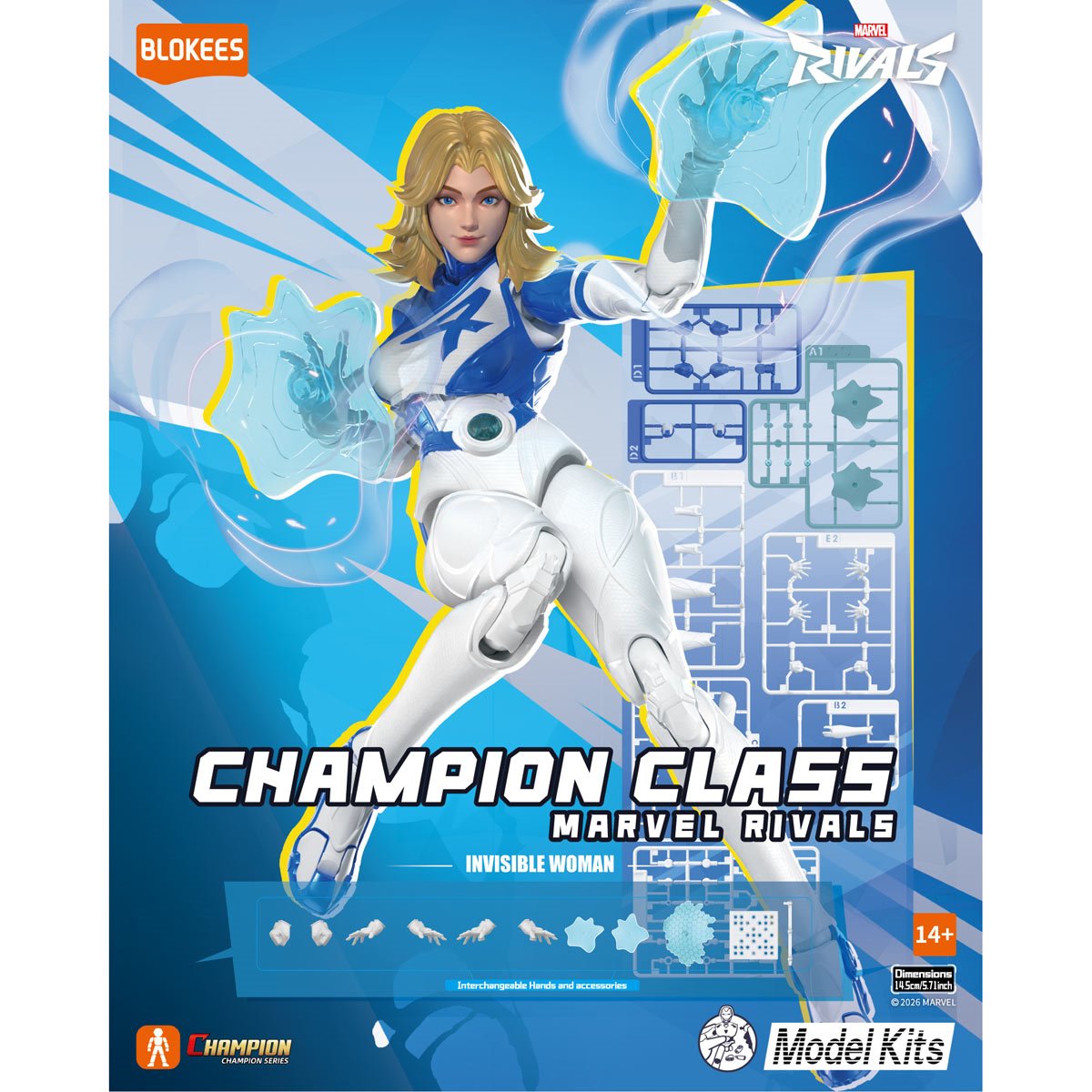 Marvel Rivals Fantastic Four Invisible Woman Champion Class Model Kit - Image 2