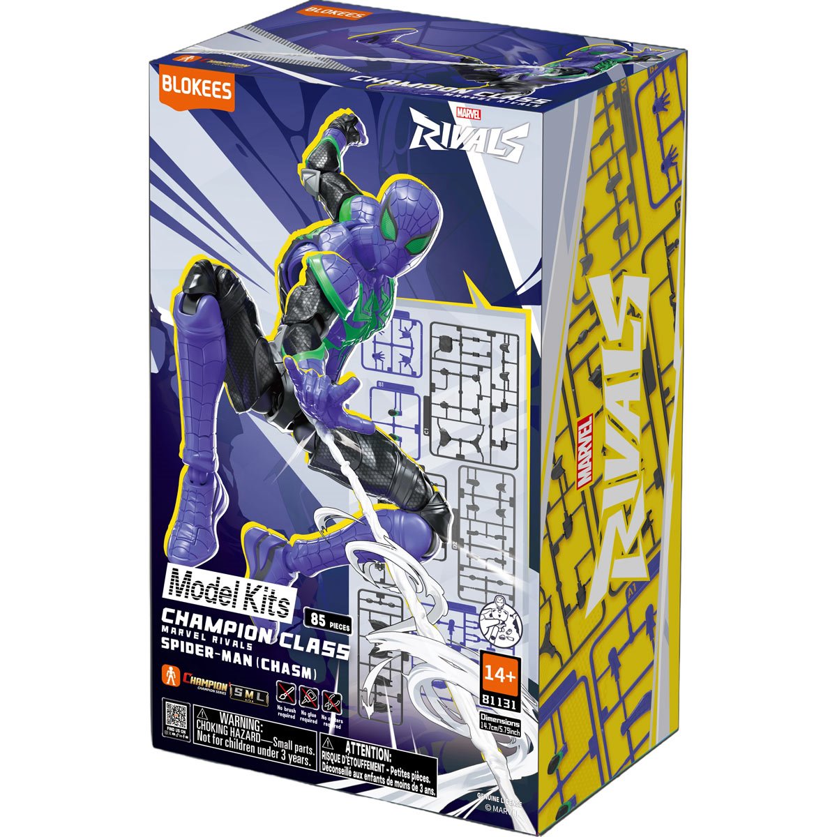 Marvel Rivals Spider-Man Chasm Champion Class CC25 Blokees Model Kit - Image 2