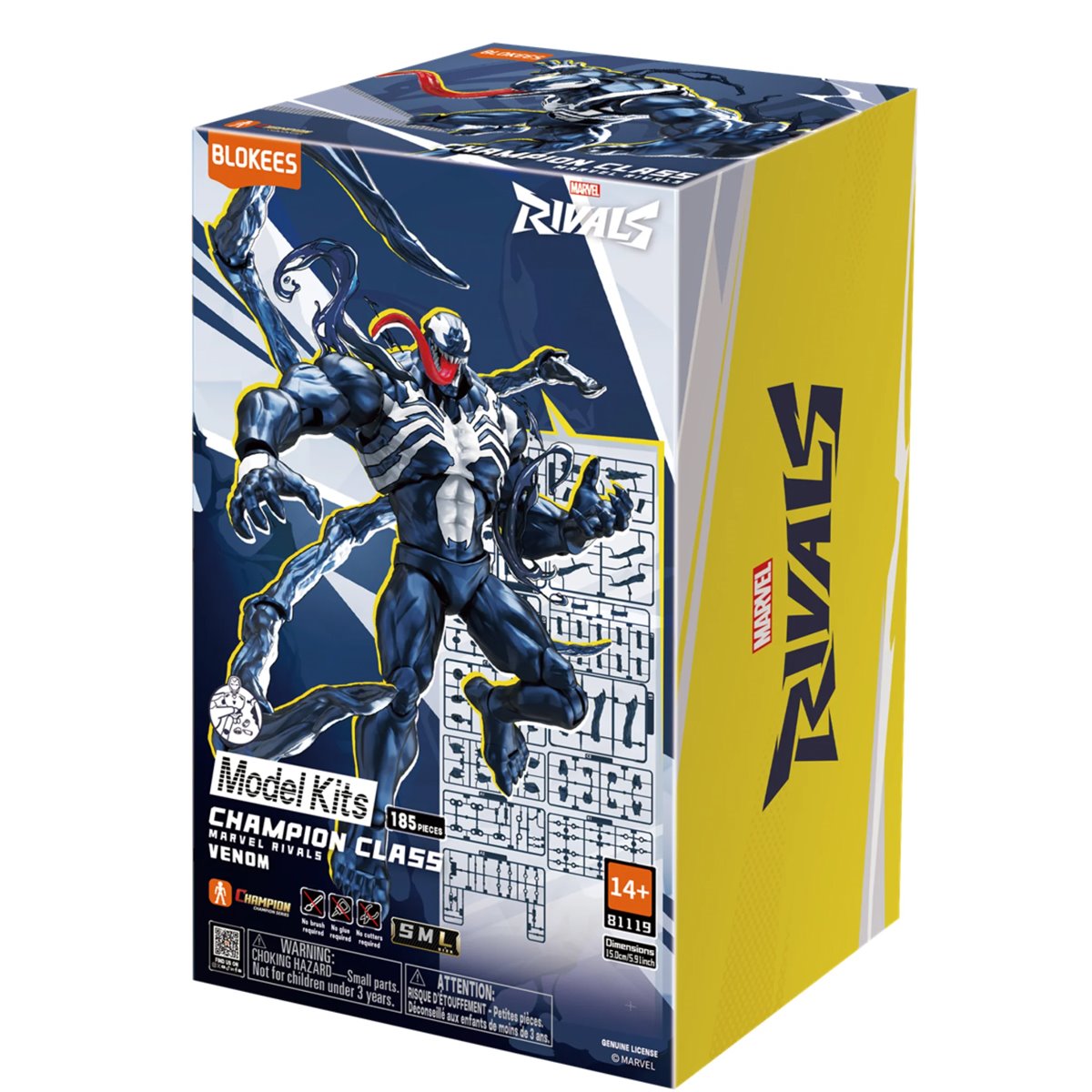 Marvel Rivals Venom Champion Class CC07 Blokees Model Kit - Image 4