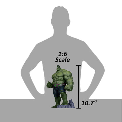 Marvel Rivals Wave 1 The Hulk 1:6 Scale Posed Figure with Scene and Comic - Image 8
