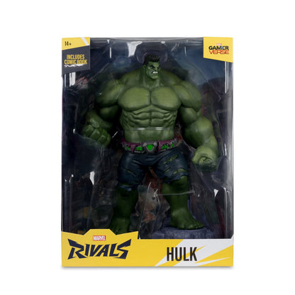Marvel Rivals Wave 1 The Hulk 1:6 Scale Posed Figure with Scene and Comic - Image 10
