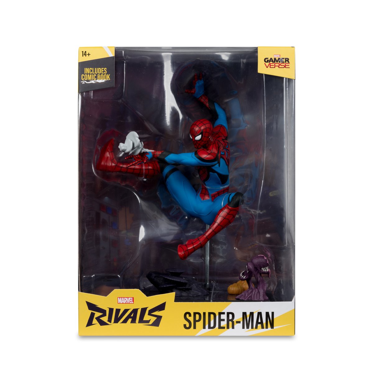 Marvel Rivals Wave 2 Spider-Man 1:6 Scale Posed Figure with Scene and Comic - Image 9