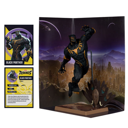 Marvel Rivals Wave 3 Black Panther 1:6 Scale Posed Figure with Scene and Comic - Image 3