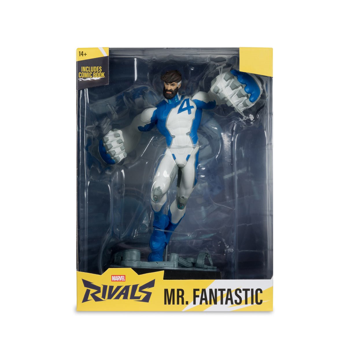 Marvel Rivals Wave 3 Mr. Fantastic 1:6 Scale Posed Figure with Scene and Comic - Image 9