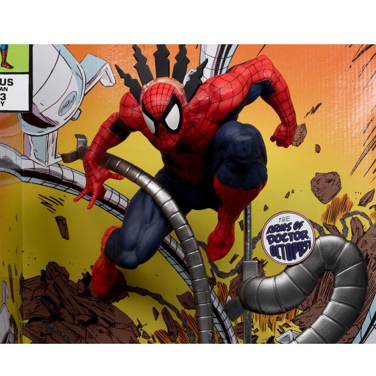 Marvel Wave 5 Spider-Man Marvel Tales #223 1:6 Scale Posed Figure with Scene and Comic - Image 3