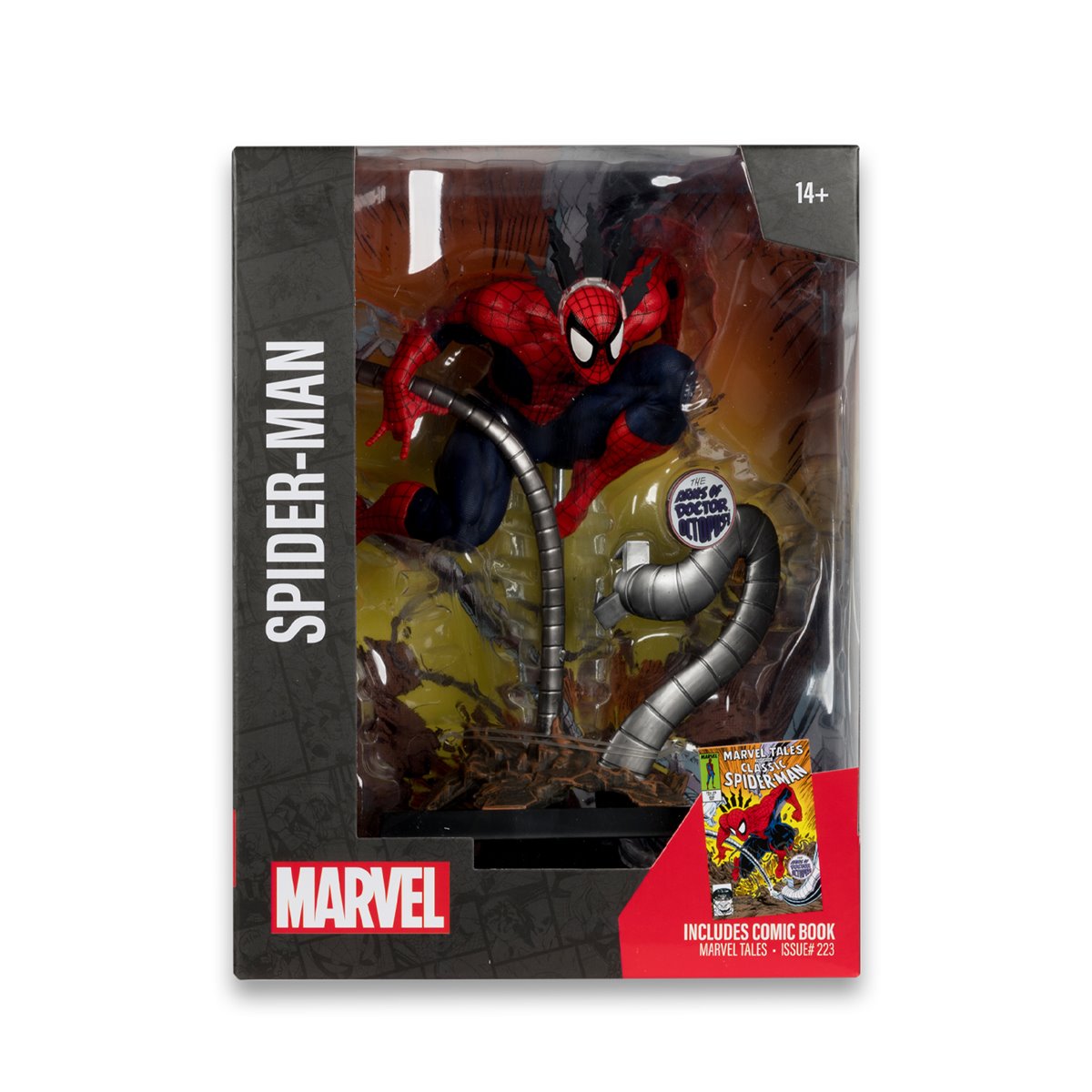 Marvel Wave 5 Spider-Man Marvel Tales #223 1:6 Scale Posed Figure with Scene and Comic - Image 6