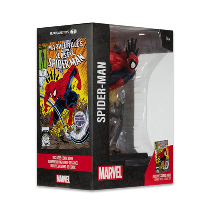 Marvel Wave 5 Spider-Man Marvel Tales #223 1:6 Scale Posed Figure with Scene and Comic - Image 7