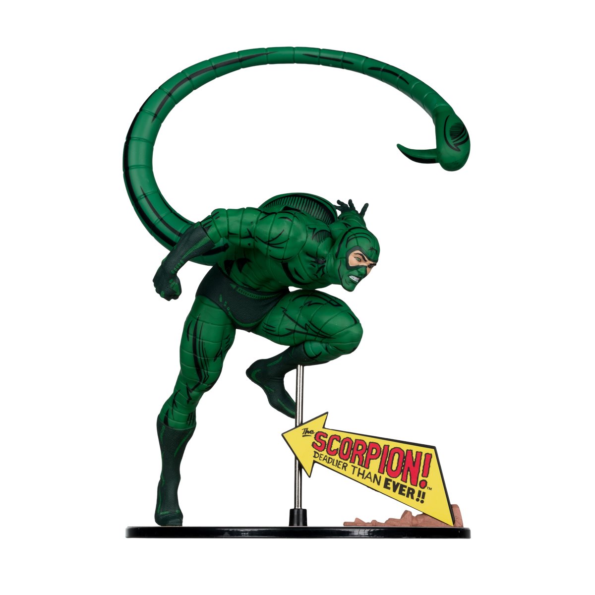 Marvel Wave 7 Scorpion Amazing Spider-Man #318 1:10 Scale Posed Figure with Scene - Image 6