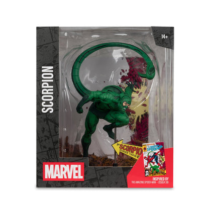 Marvel Wave 7 Scorpion Amazing Spider-Man #318 1:10 Scale Posed Figure with Scene - Image 8