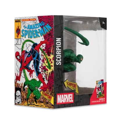 Marvel Wave 7 Scorpion Amazing Spider-Man #318 1:10 Scale Posed Figure with Scene - Image 9