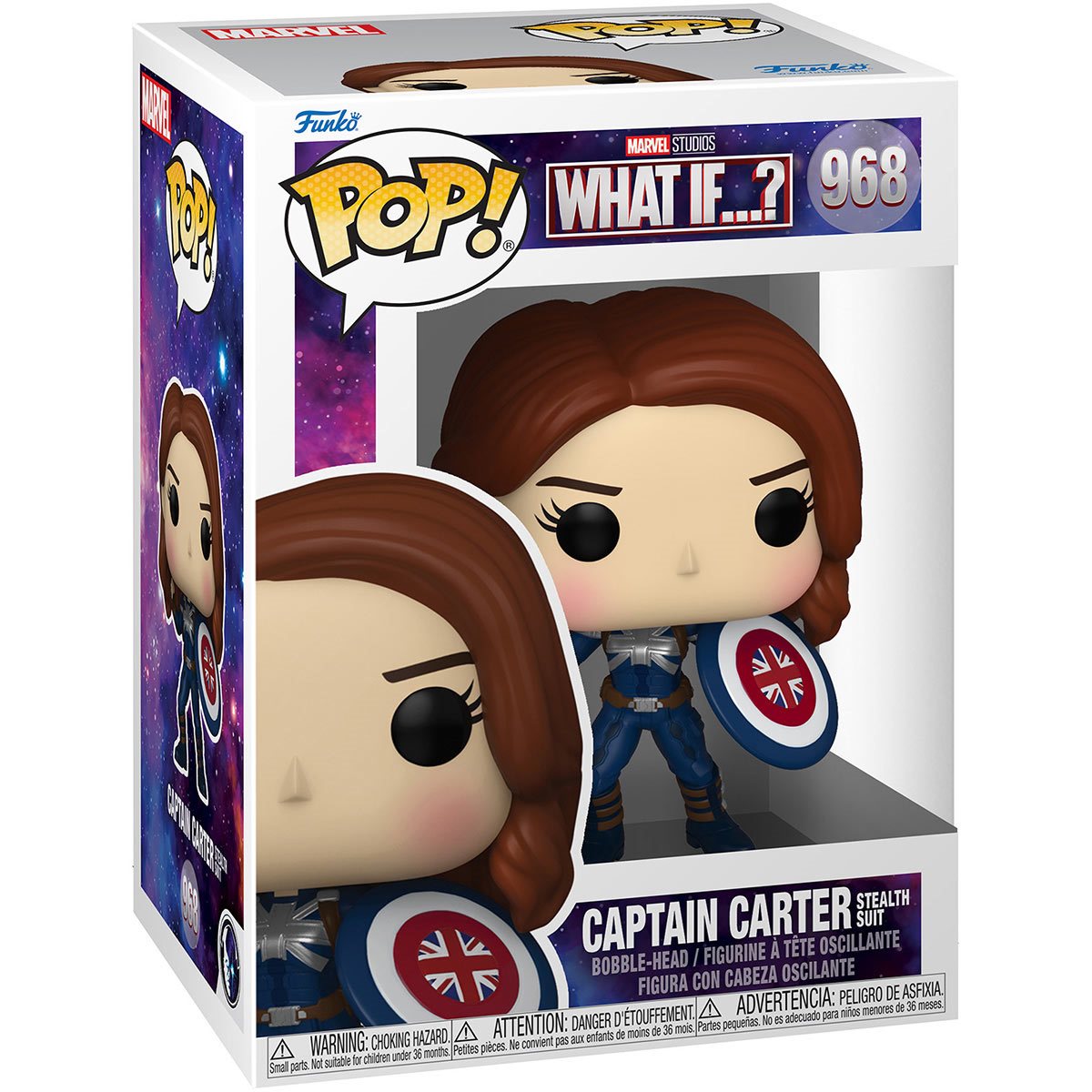 Marvel's What If Captain Carter (Stealth) Funko Pop! Vinyl Figure #968