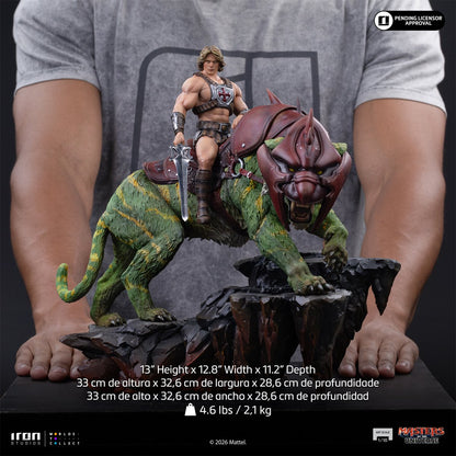 Masters of the Universe Movie He-Man and Battle Cat Deluxe 1:10 Art Scale Limited Edition Statue - Image 4