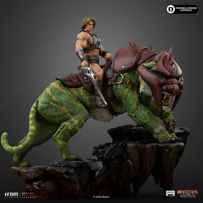 Masters of the Universe Movie He-Man and Battle Cat Deluxe 1:10 Art Scale Limited Edition Statue - Image 5
