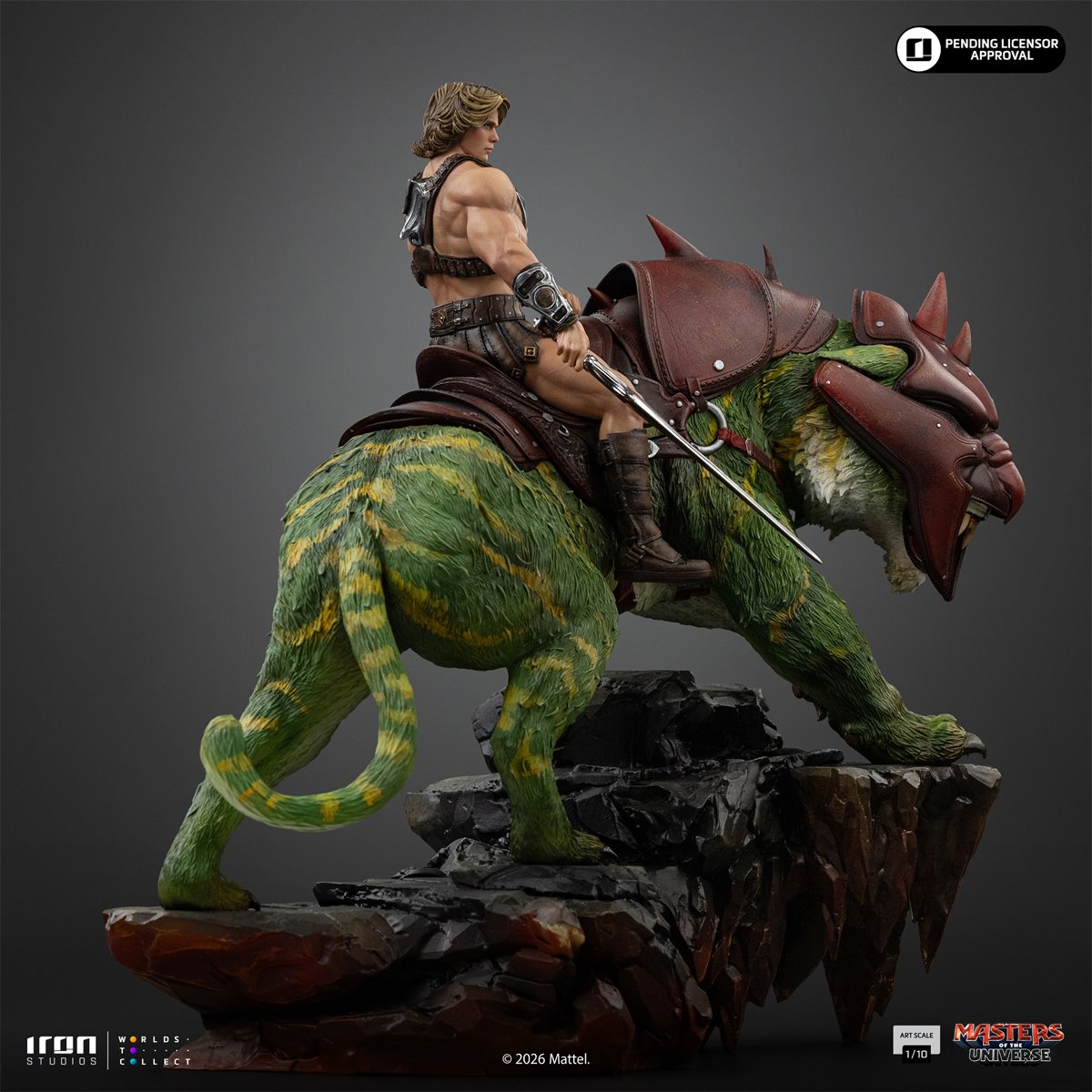 Masters of the Universe Movie He-Man and Battle Cat Deluxe 1:10 Art Scale Limited Edition Statue - Image 6