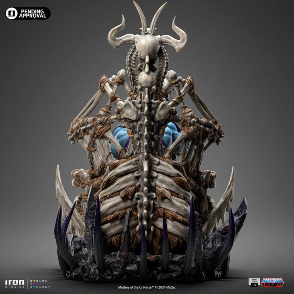 Masters of the Universe Skeletor on Throne 1:3 Prime 10th Anniversary Scale Limited Edition Statue - Image 4