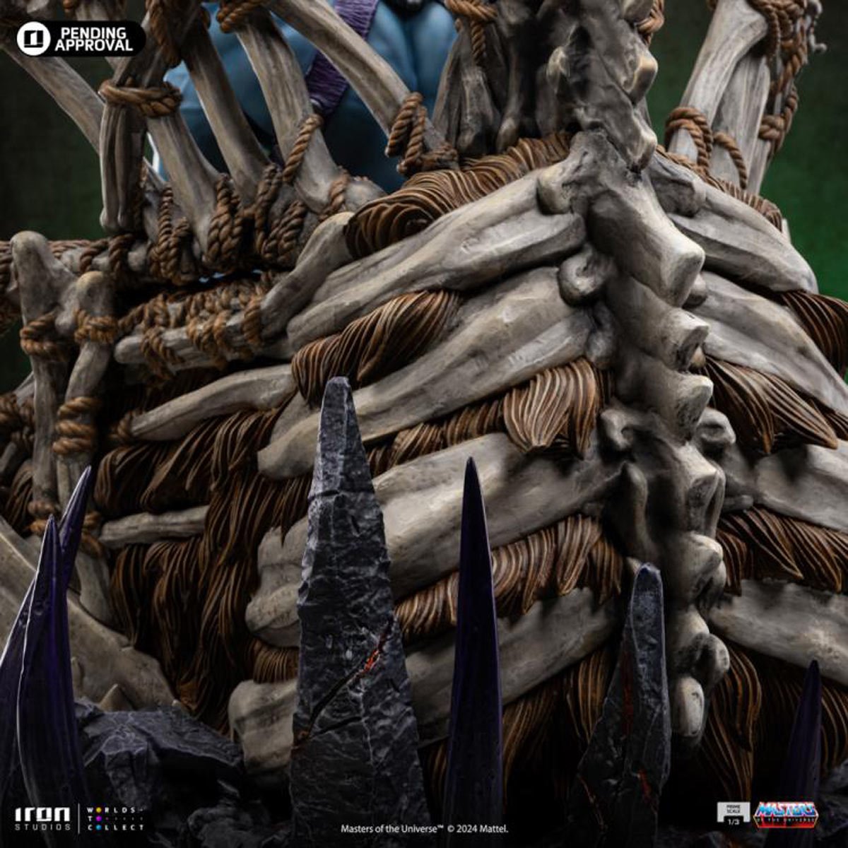 Masters of the Universe Skeletor on Throne 1:3 Prime 10th Anniversary Scale Limited Edition Statue - Image 6