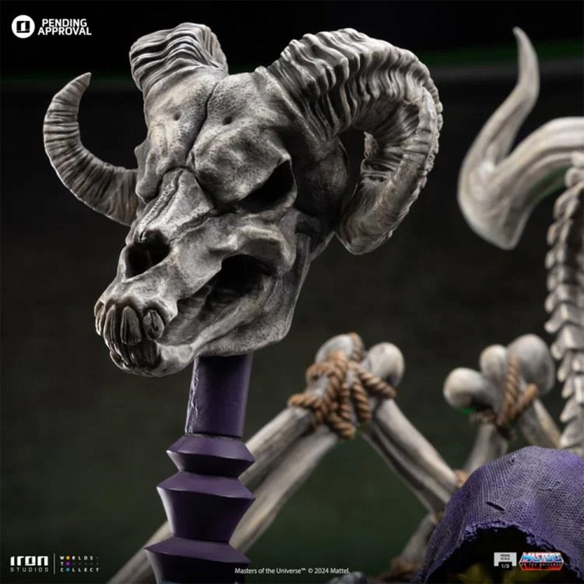 Masters of the Universe Skeletor on Throne 1:3 Prime 10th Anniversary Scale Limited Edition Statue - Image 8