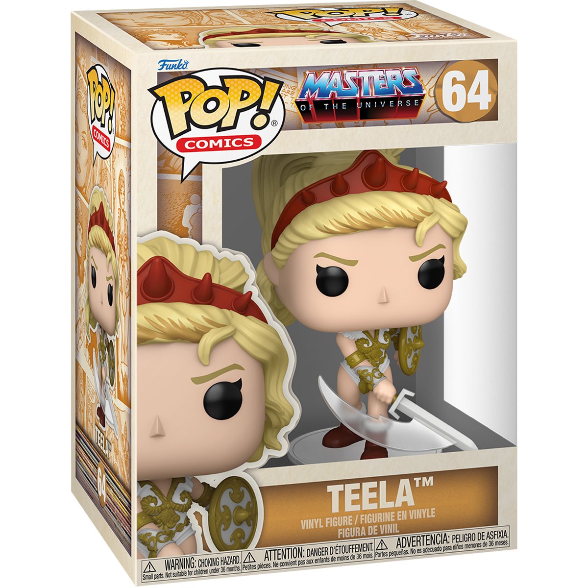 Masters of the Universe Vintage Teela Funko Pop! Vinyl Figure #64 - Image 2