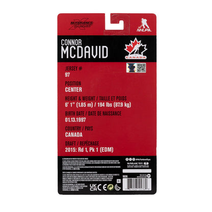 McFarlanes SportsPicks Hockey Canada Connor McDavid Olympics 2026 6-Inch Scale Articulated Action Figure - Image 3