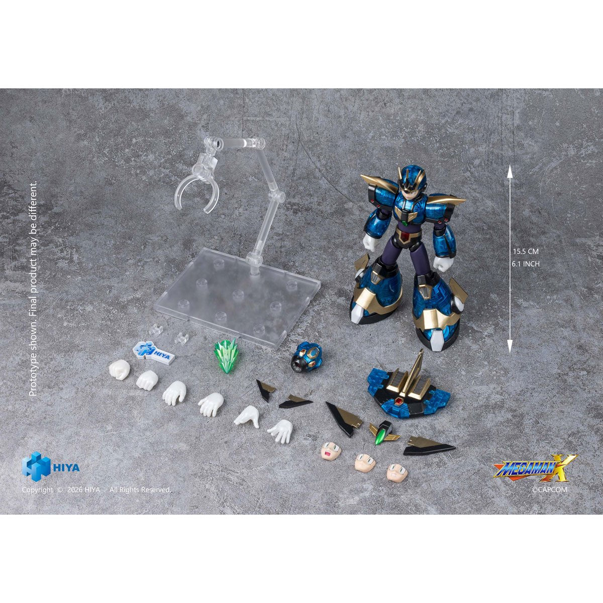 Mega Man X Series X Ultimate Armor Version Exquisite Basic Series None Scale 6-Inch Action Figure - Image 2