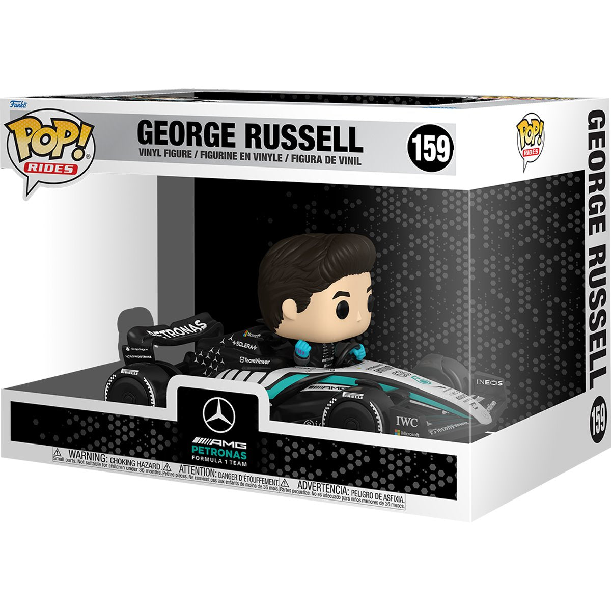 Mercedes-AMG Petronas George Russell Super Deluxe Funko Pop! Ride Figure #159 - Image 2