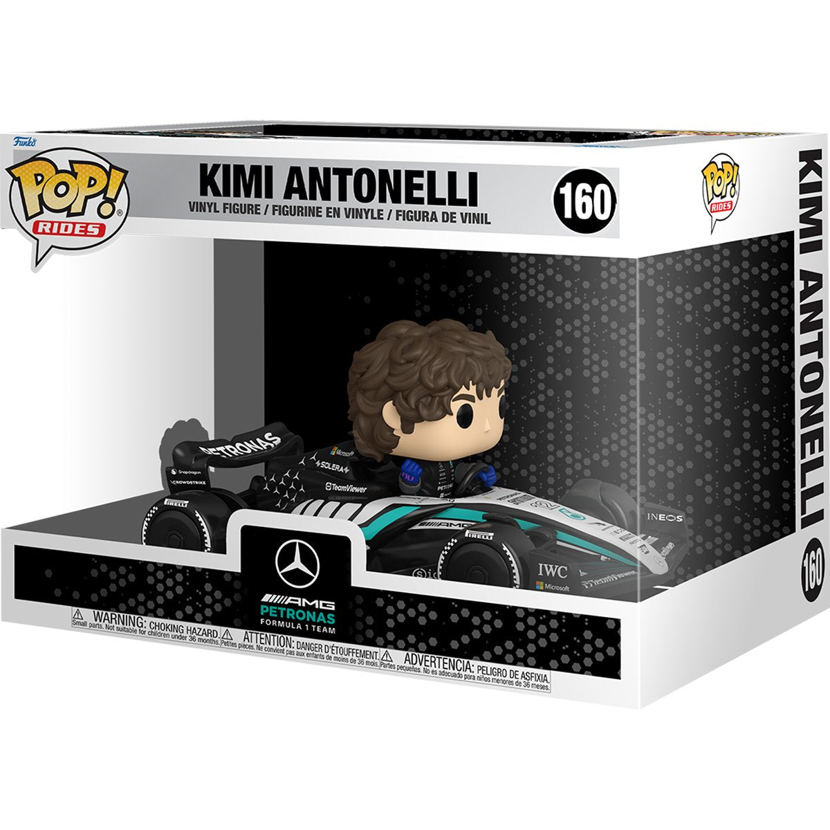 Mercedes-AMG Petronas Kimi Antonelli Super Deluxe Funko Pop! Ride Figure #160 - Image 2