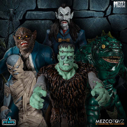 Mezco's Monsters Tower of Fear 5 Points Action Figures Deluxe Playset - Image 2