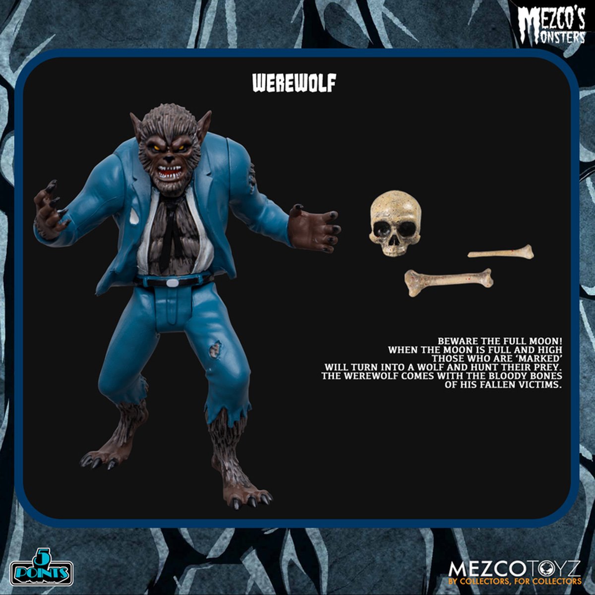 Mezco's Monsters Tower of Fear 5 Points Action Figures Deluxe Playset - Image 8