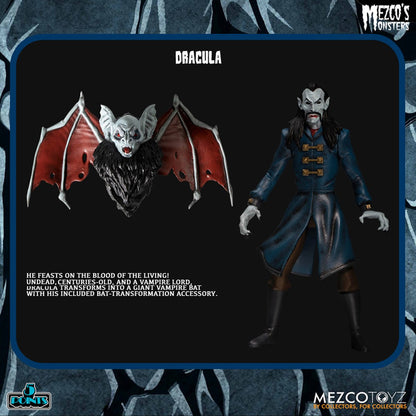 Mezco's Monsters Tower of Fear 5 Points Action Figures Deluxe Playset - Image 10