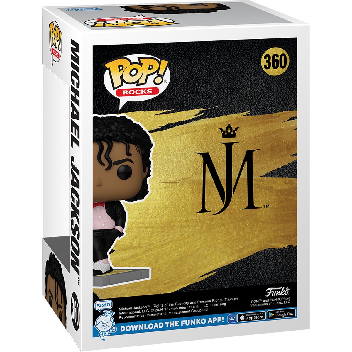Michael Jackson Billie Jean Funko Pop! Vinyl Figure #360 - Image 3