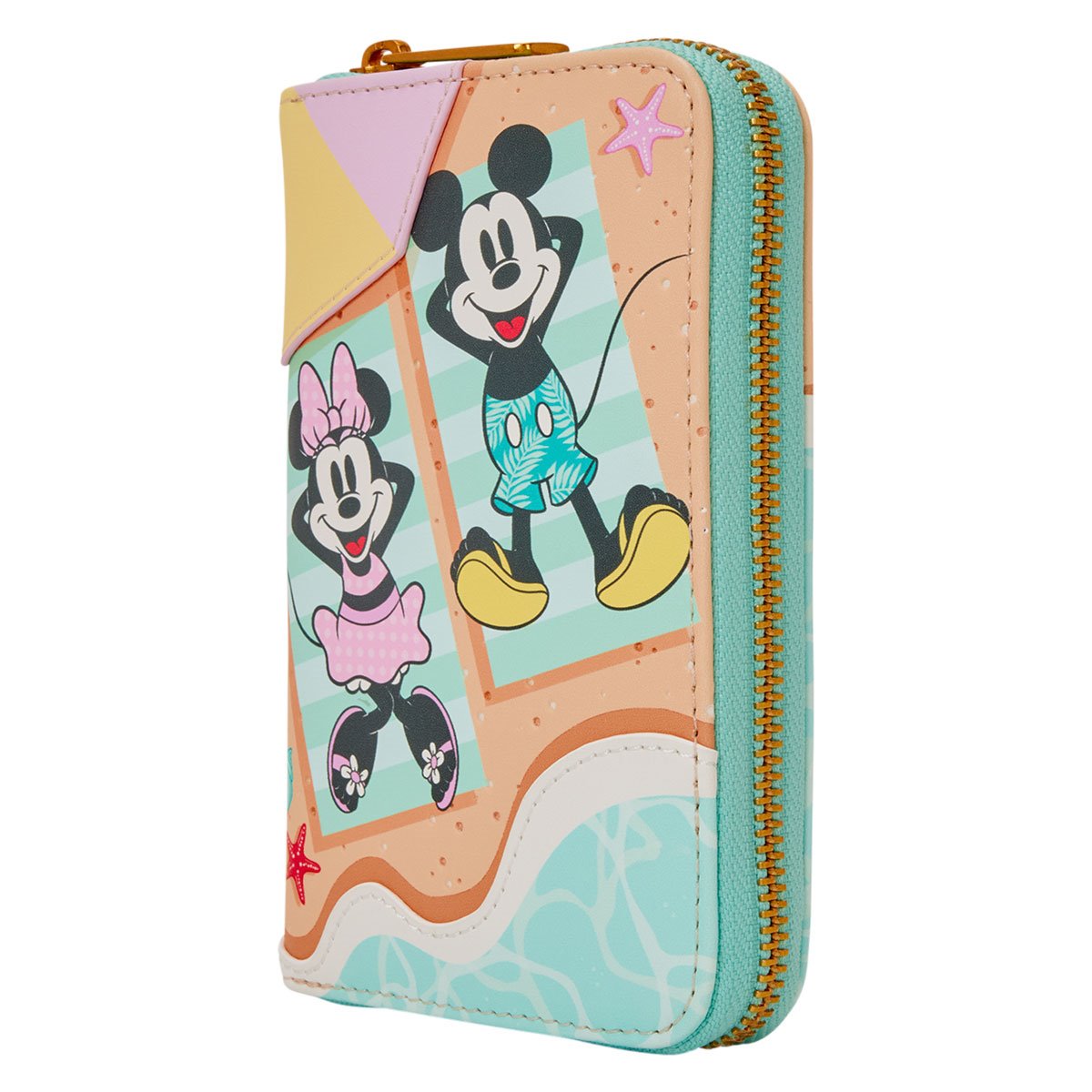 Mickey & Minnie Beach Fun Zip Around Wallet - Image 2