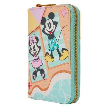 Mickey & Minnie Beach Fun Zip Around Wallet - Image 2