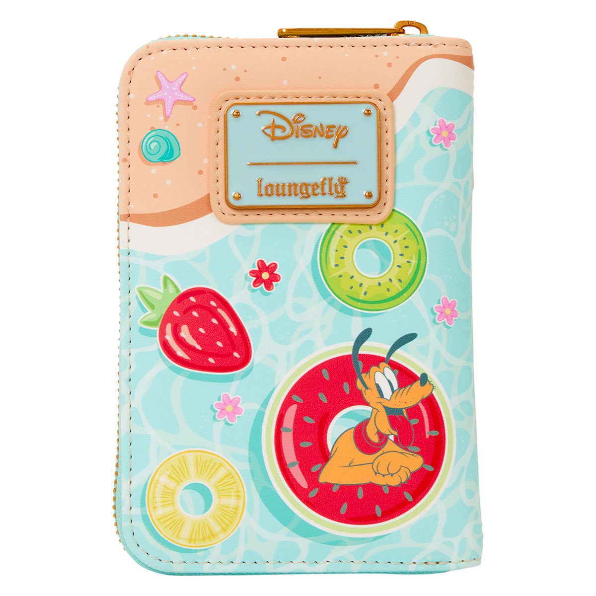 Mickey & Minnie Beach Fun Zip Around Wallet - Image 3
