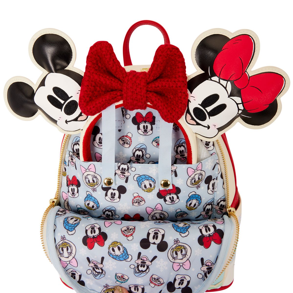 Mickey and Minnie Mouse Ice Skating Holiday Mini-Backpack - Image 6