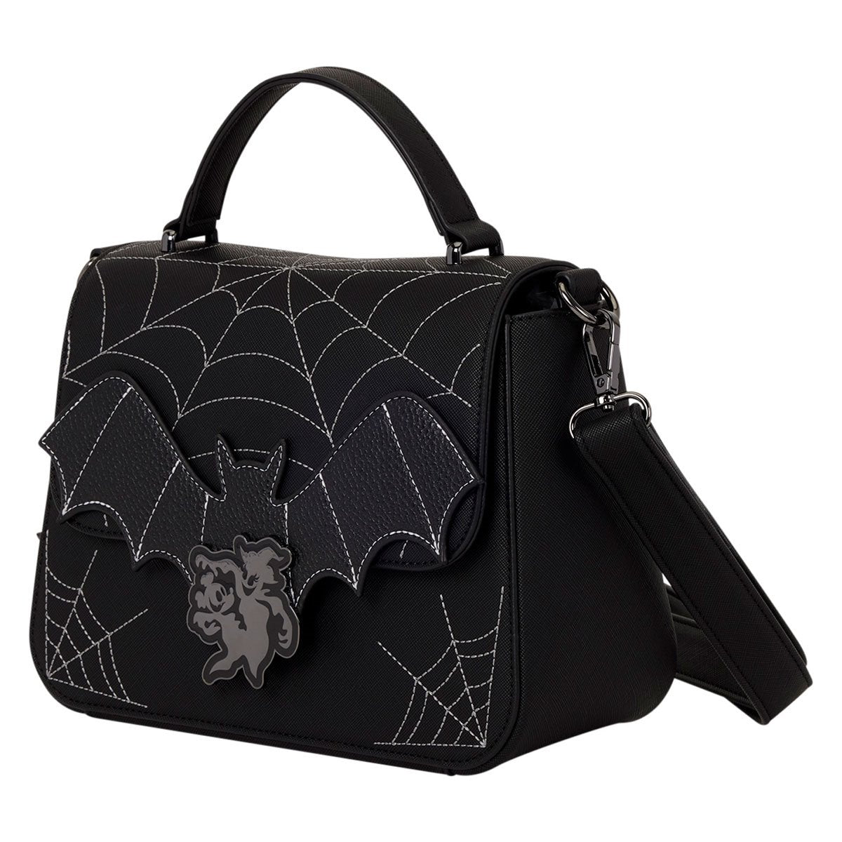 Mickey and Minnie Spiderweb and Bats Crossbody Bag - Image 2