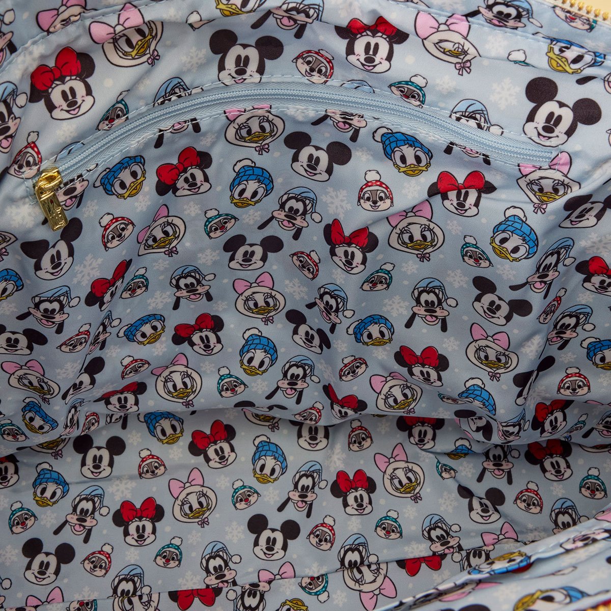 Mickey Mouse and Friends Holiday Snow Tote Bag - Image 4