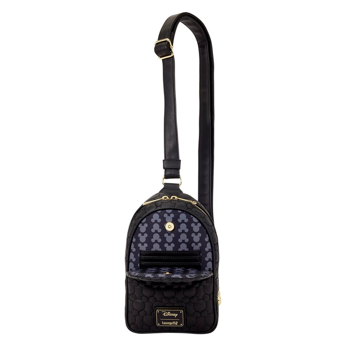 Mickey Mouse Silhouette Crossbody Sling Bag