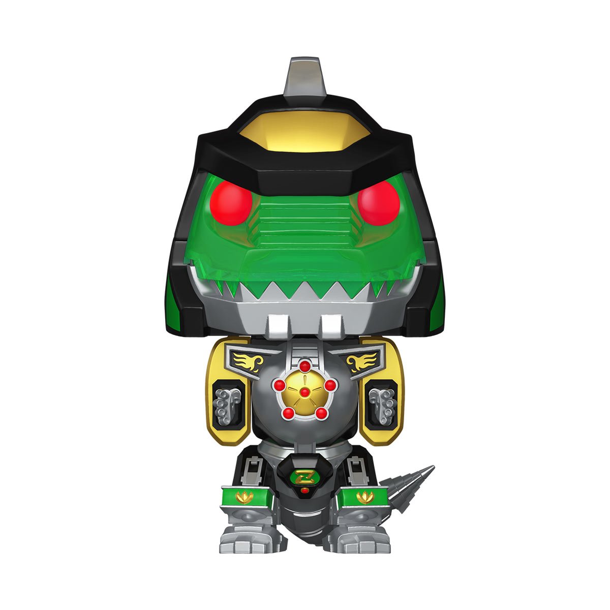 Mighty Morphin Power Rangers Dragonzord with Green Ranger Funko Bitty Pop! Bitty Bot Vinyl Figure - Image 2