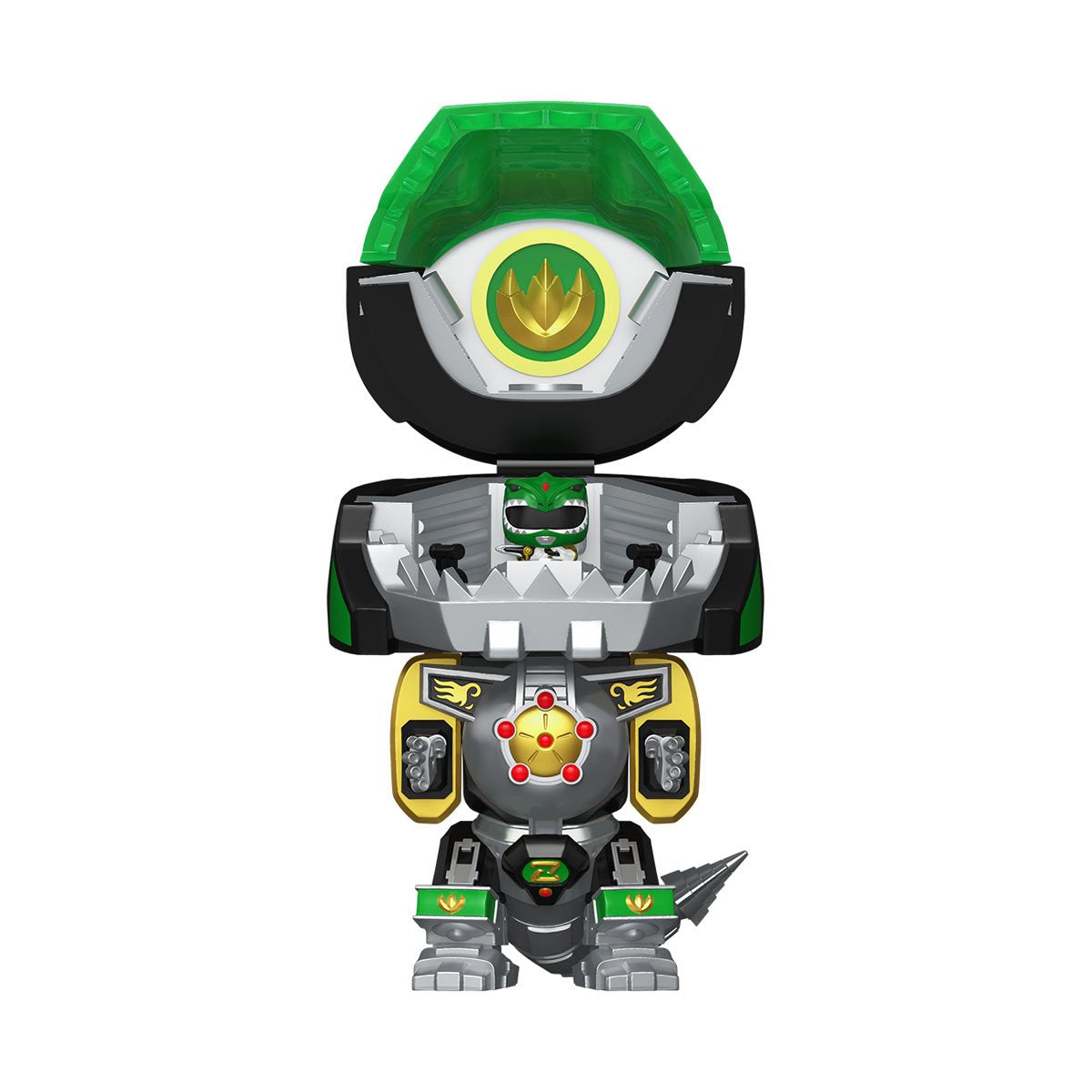 Mighty Morphin Power Rangers Dragonzord with Green Ranger Funko Bitty Pop! Bitty Bot Vinyl Figure - Image 3