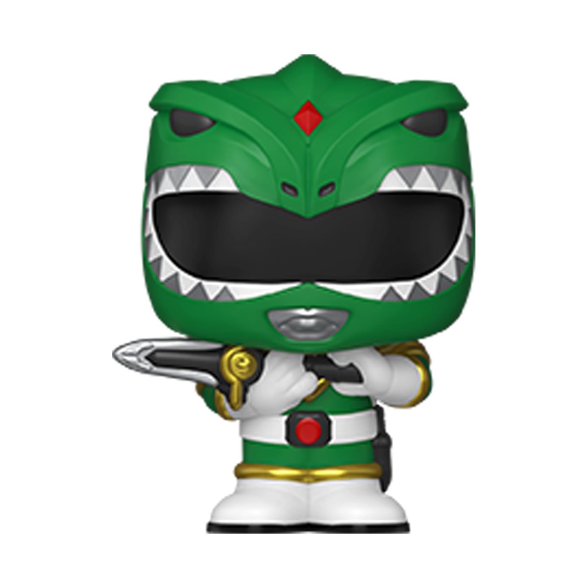 Mighty Morphin Power Rangers Dragonzord with Green Ranger Funko Bitty Pop! Bitty Bot Vinyl Figure - Image 4